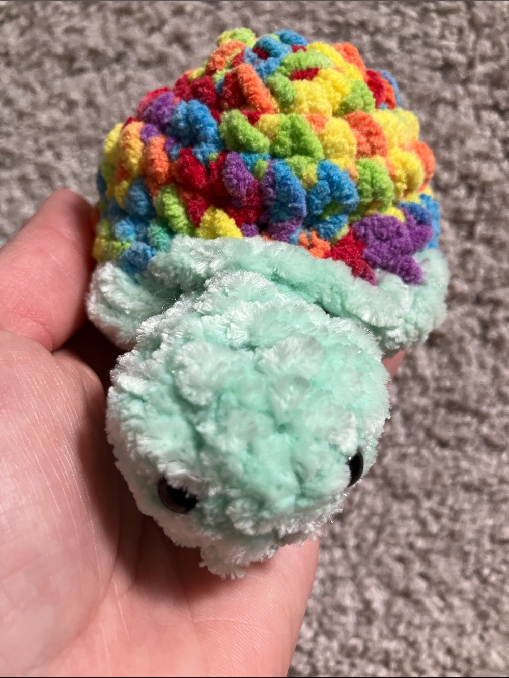 Crochet Turtle Rainbow 🐢